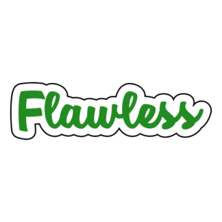 Flawless Sticker (Green)